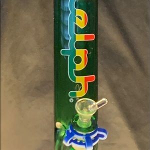 Illadelph: Green Glass Rasta : Collectors Piece
